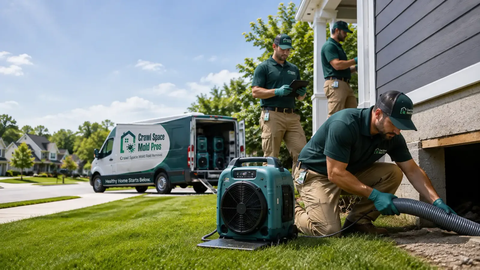 Crawl Space Mold Removal in Cummington, MA